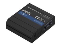 Router Inalámbrico Teltonika RUT200 4G LTE, Wi-Fi, 2 Puertos Ethernet 10/100 Mbps, Color Negro. - imagen 1