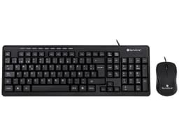 Teclado y Mouse TechZone TZ19COMB01-LA, USB, Color Negro. - imagen 1