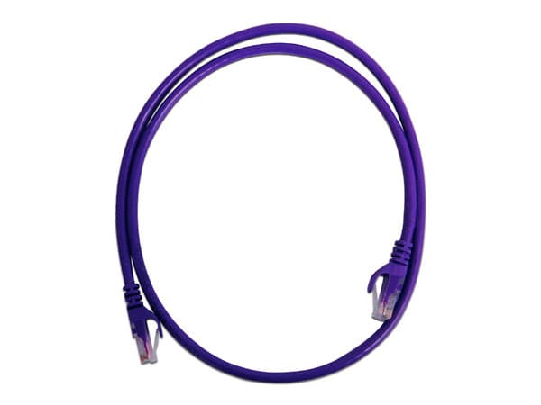 Cable Patch Enson P6009P, RJ-45 a RJ-45 (M-M), Cat6, 90cm, Color Morado.