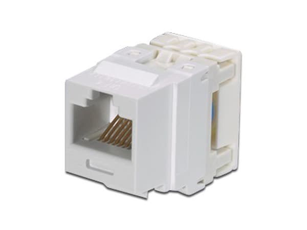 Conector Jack Panduit NK688MEI  Estilo 110, RJ-45 Cat6. Color Blanco