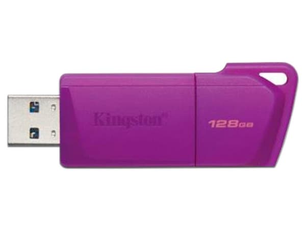 Unidad Flash USB 3.2 Gen 1 Kingston DTXM de 128GB. Color Morado.