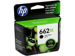 Cartucho de tinta HP 662XL negra Original (CZ105AL). - imagen 1
