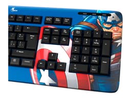 Teclado Estándar Xtech M401CA, USB, Edición Marvel Capitán América. (Versión Español) - imagen 3