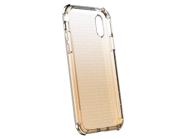 Funda Ballistic Jewel Spark de uso rudo, para iPhone XS/X. Color Oro.