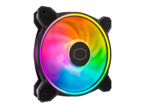 Ventilador Cooler Master MasterFan MF120 Halo, 120mm, ARGB, 2050RPM, Color Negro.