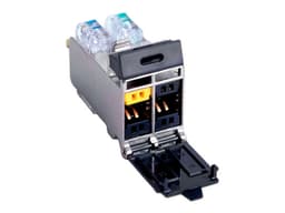 Jack Siemon TERA Cat7A, con puerta protectora, para aplicaciones de servicios compartidos, Color Negro. - imagen 1