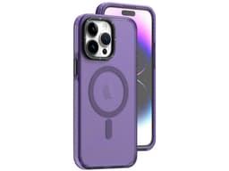 Funda protectora Tekku Matte Color para iPhone 15 Plus, Compatible con MagSafe, Color Violeta. - imagen 2