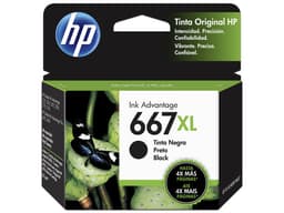 Cartucho de tinta HP 667XL, Negra Original (3YM81AL). - imagen 1