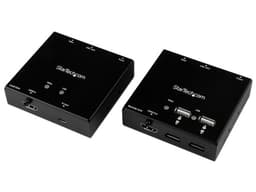 Extensor HDMI por Cable CAT6 con Concentrador USB de 4 Puertos, 50m, 1080p. - imagen 1