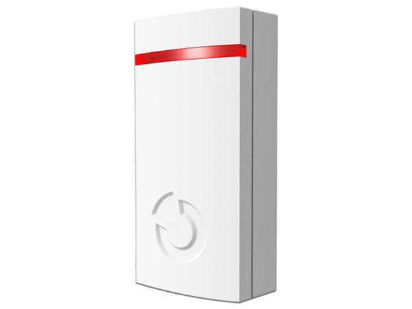 Detector de temblores Jablotron JA-111SH, tipo BUS. Color Blanco.