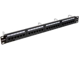Panel de Parcheo Cat5e Intellinet, 24 puertos, UTP, 1U. - imagen 1