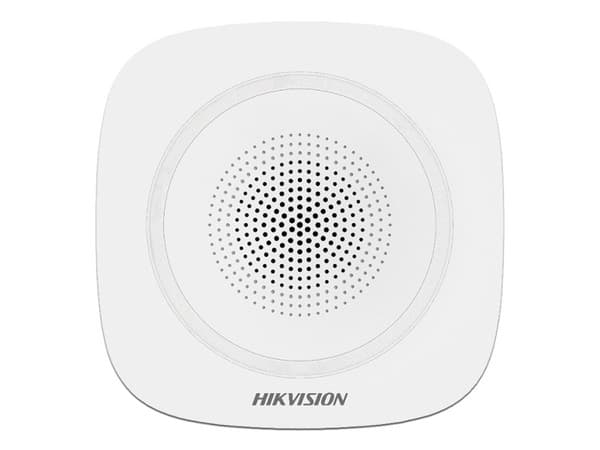 Sirena Inalámbrica Hikvision AX PRO DS-PS1-I-WB, 110 dB. Color Blanco.
