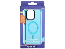Funda protectora Tekku Matte Color para iPhone 15 Plus, Compatible con MagSafe, Color Celeste. - imagen 3