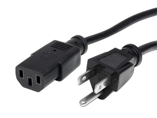 Cable de 1.8m Estándar de alimentación para computadora, NEMA5.
