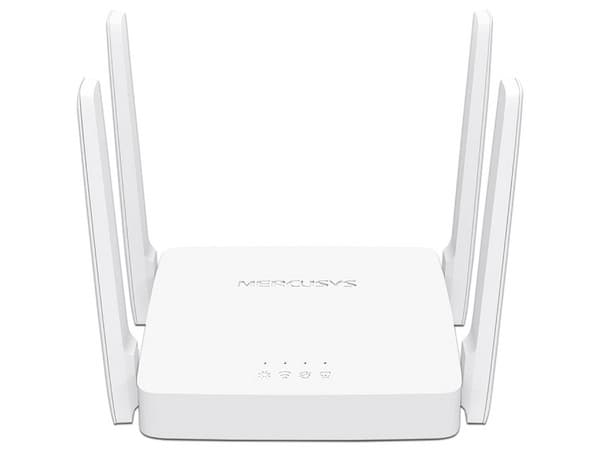 Router Inalámbrico MERCUSYS AC10 de doble banda, Wireless AC (Wi-Fi 5), hasta 867Mbps. Color Blanco