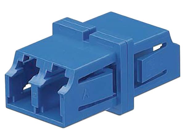 Módulo Acoplador Panduit FADSLCZBU-L, Conecto LC Duplex para Fibra Óptica Monomodo. Color Azul