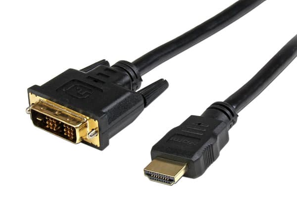 Cable de Video de HDMI (M) a DVI-D (M), 1.8m.