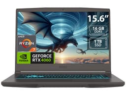 Laptop Gamer MSI THIN A15: Procesador AMD Ryzen 7 7735HS (hasta 4.75 GHz), Memoria de 16GB DDR5, SSD de 1TB, Pantalla de 15.6" LED, Full HD (1920 x 1080),Video NVIDIA GeForce RTX 4060 8GB GDDR6, S.O. Windows 11 Home. - imagen 1