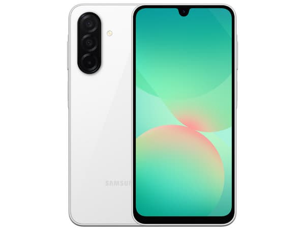 SmartPhone Samsung Galaxy A26: Procesador: Octa-Core (hasta 2.4GHz), Memoria Ram de 6GB, Almacenamiento de 128GB, Pantalla Super AMOLED de 6.7",Wi Fi. Bluetooth 5.3, Cámara Principal de 50MP,Android 14, Color Blanco.