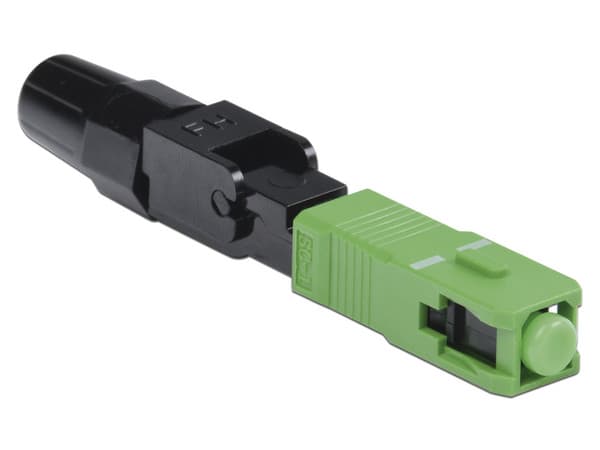 Conector Rápido de Instalación SC/UPC Epcom, Monomodo, Pre-pulido, Re-terminable, ideal para FTTX, Color Negro.