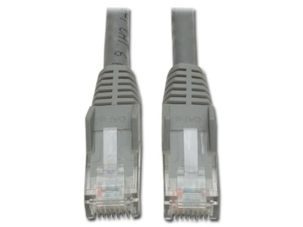 Cable de red Tripplite, Cat6, RJ-45 Macho / RJ-45 Macho, 2.13m, gris