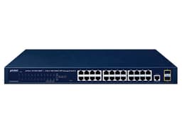 Switch Conmutador de Red Gigabit Ethernet Planet con 24 Puertos RJ-45 y 2 Puertos SFP, 1U. - imagen 2