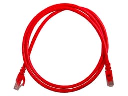 Cable de Red Enson PRO-II P6012R, RJ45 Cat6, longitud 1.2m. Color Rojo. - imagen 1