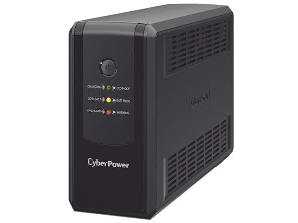 UPS CyberPower UT-750GUde 750VA/375W, Topología Línea Interactiva, Entrada 120 Vca NEMA 5-15P, 8 Salidas NEMA 5-15R, Puerto USB, Con Regulador de Voltaje (AVR).