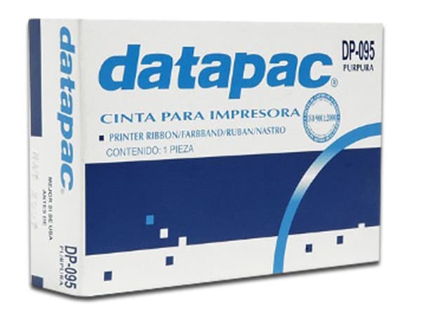 Cinta Datapac DP-095-8 para Impresora de Matriz de Punto Epson hx-20/erc-09, color morado.