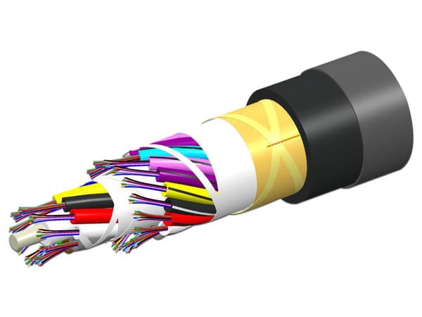 Cable de Red CommScope 760086355 de Fibra Óptica 6 Hilos Para Exteriores e Interiores, G.652.D, G.657.A1, OS2. (Precio por metro)