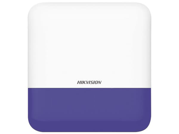 Sirena Inalámbrica Hikvision AX PRO DS-PS1-E-WB/B, Indicador LED, IP65. Color Blanco.