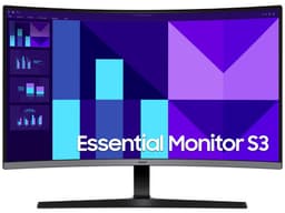 Monitor Curvo Samsung Essential S3 de 32": Resolución 1920 x 1080 (Full HD 1080p), 4 ms, 100Hz. - imagen 1