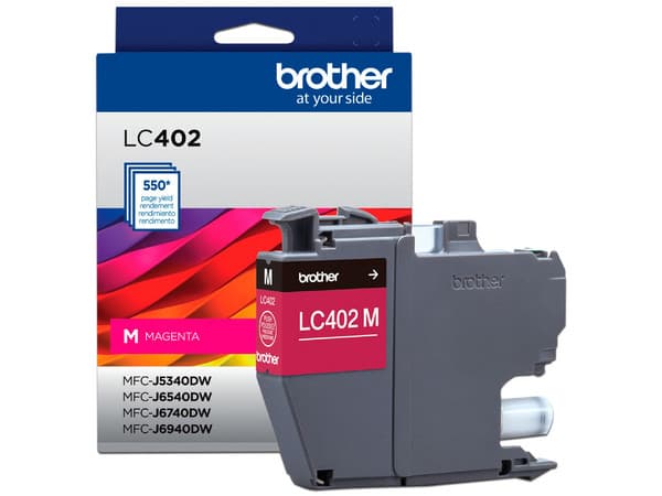 Cartucho de Tinta Brother Magenta Modelo: LC402M.