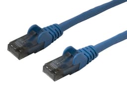 Cable de red, Cat6, UTP RJ-45 Macho / RJ-45 Macho, 0.5m, Azul - imagen 1