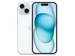 Smartphone Apple iPhone 15: Procesador Apple Chip A16 Bionic, Almacenamiento de 128GB, Pantalla Super Retina XDR de 6.1", Bluetooth 5.3, Wi-Fi, 5G, iOS, Color Azul. - imagen 1