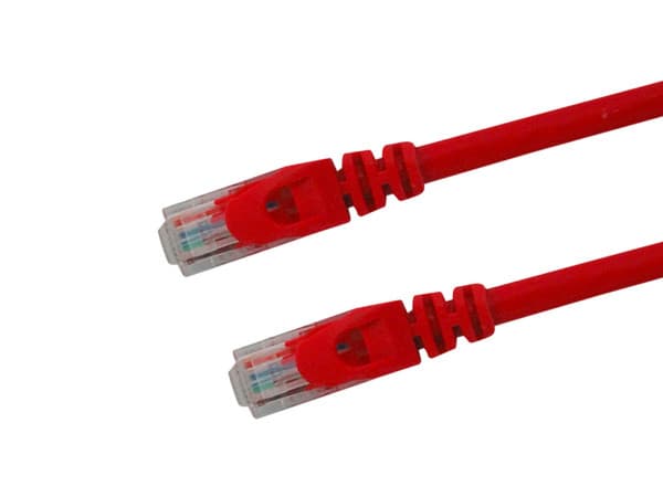Cable de Red Enson PRO-II P6009R, RJ45 Cat6, longitud 0.9m. Color Rojo.