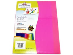 Papel cortado Eurocolors EC0081 tamaño Carta, 100 piezas. Color Rosa. - imagen 2