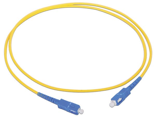 Jumper de Fibra Óptica Monomodo Linkedpro LP-FO-6019B de 1m, Conector SC/SC, Símplex, Color Amarillo.
