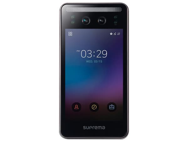 Control de Acceso Facial Suprema FaceStation F2, con detector de Cubre bocas, USB, Bluetooth, Color Negro.