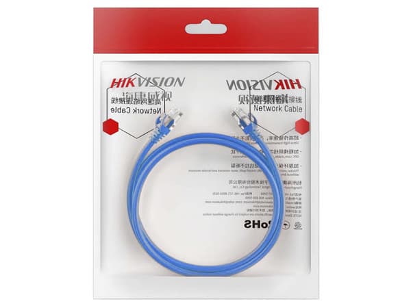 Cable de parcheo UTP Hikvision Cat6, RJ-45, 1 Metro, Color Azul.