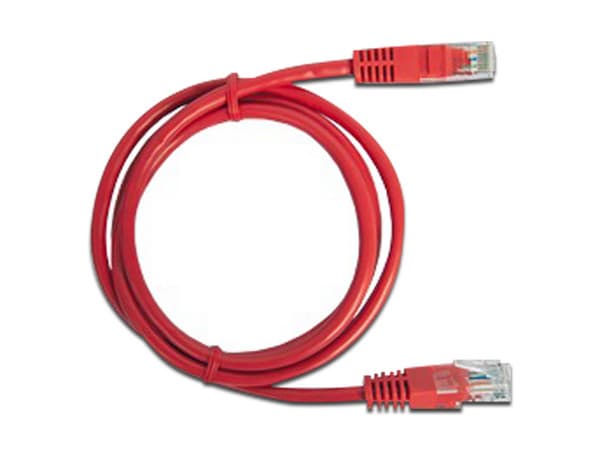 Cable de Parcheo Linkedpro LP-UT3-100-RD de 1 m, Cat5e, Color Rojo.