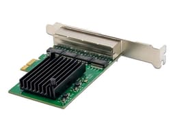 Tarjeta de Red X-Media XM-NA3840 con 4 puertos Gigabit 10/100/1000 Mbps, PCI Express. - imagen 1