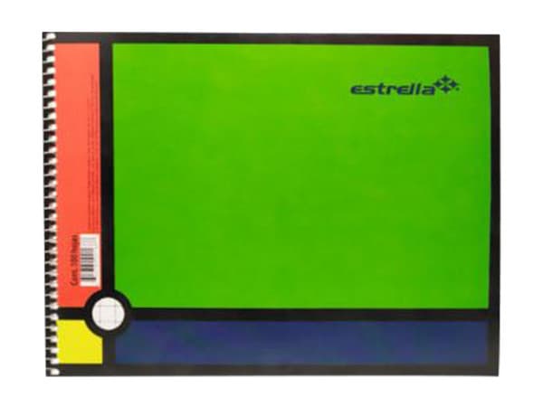 Cuaderno Estrella Forma Italiana C5, 100 hojas.