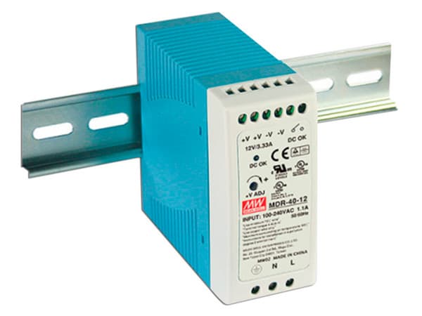 Fuente de poder Industrial Mean Well, 5Vcd, 40W.