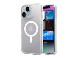 Funda protectora Tekku Matte para iPhone 15 Plus, Compatible con MagSafe, Color Blanco. - imagen 2