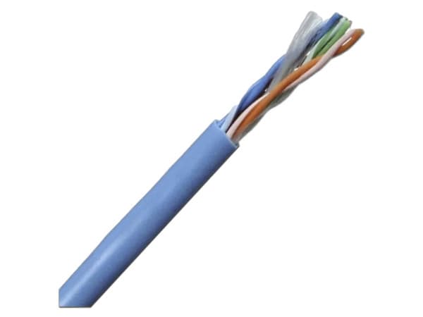 Bobina de Cable Leviton Cat6A (UTP) Caja con 305 m, Azul.
