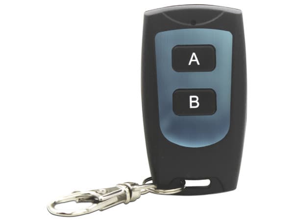 Control Remoto AccessPro ACCESS807M2 de 2 botones, compatible con receptor ACCESS8072P. Color Negro