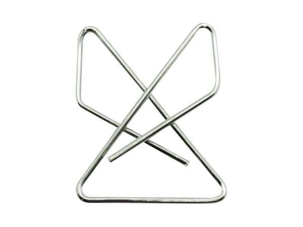 Clip Tipo Mariposa Nextep Niquelado,#2, 40mm, 50 Clips.