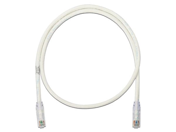 Cable de red Panduit Cat5e UTP, RJ-45 (M-M), 1.52m. Color Blanco.