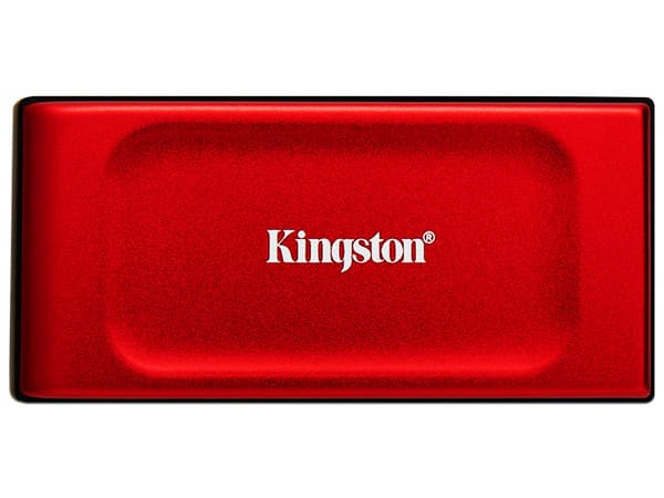 Unidad de Estado Sólido Kingston XS1000 de 2TB, USB-C 3.2 Gen 2x2, USB-A. Color Rojo.
